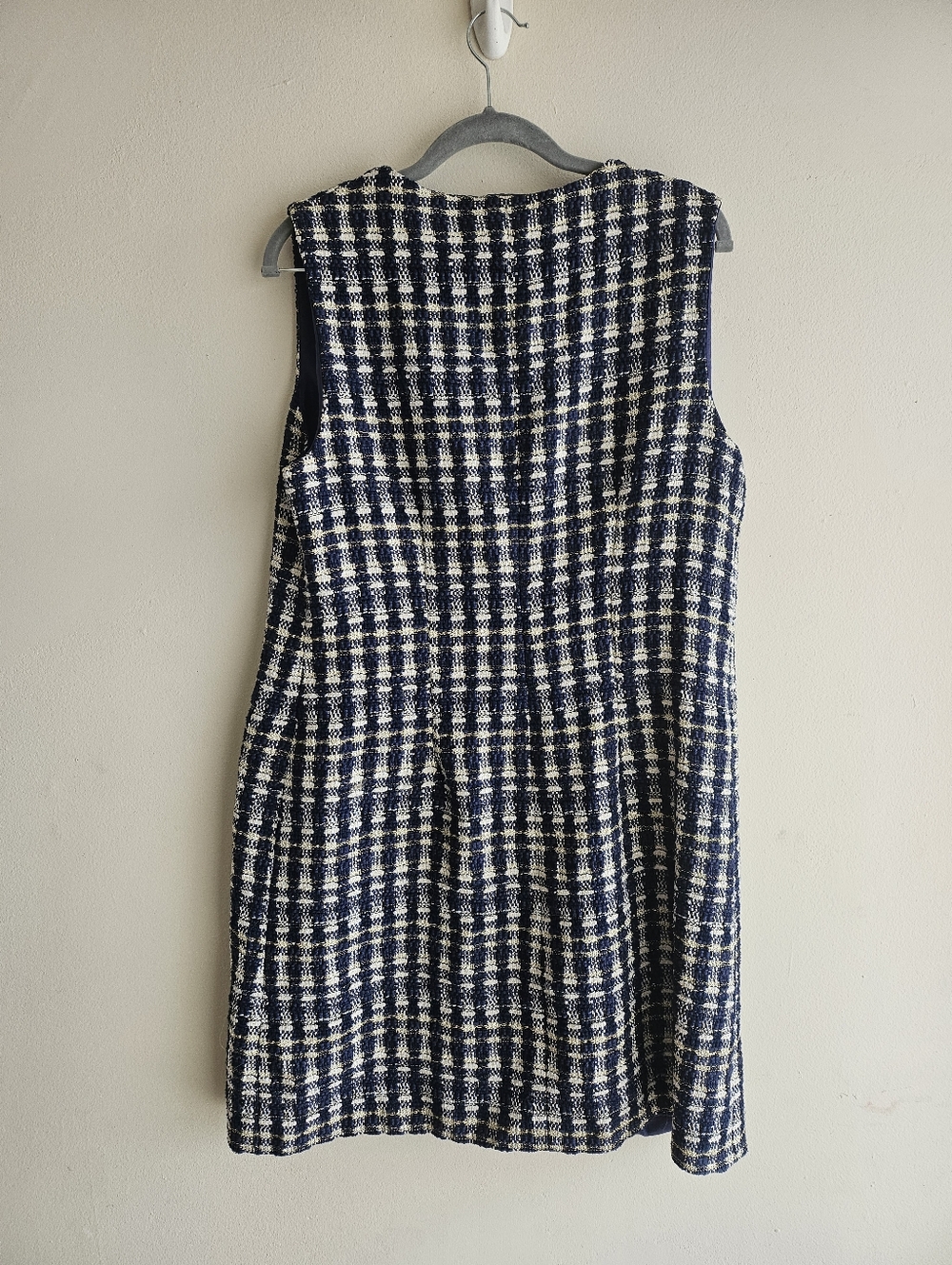 Ann Taylor Tweed Button Shift Dress - Picture 5 of 8